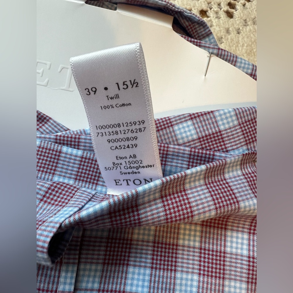 ETON Cotton, Twill Dress Shirt - Picture 6 of 6
